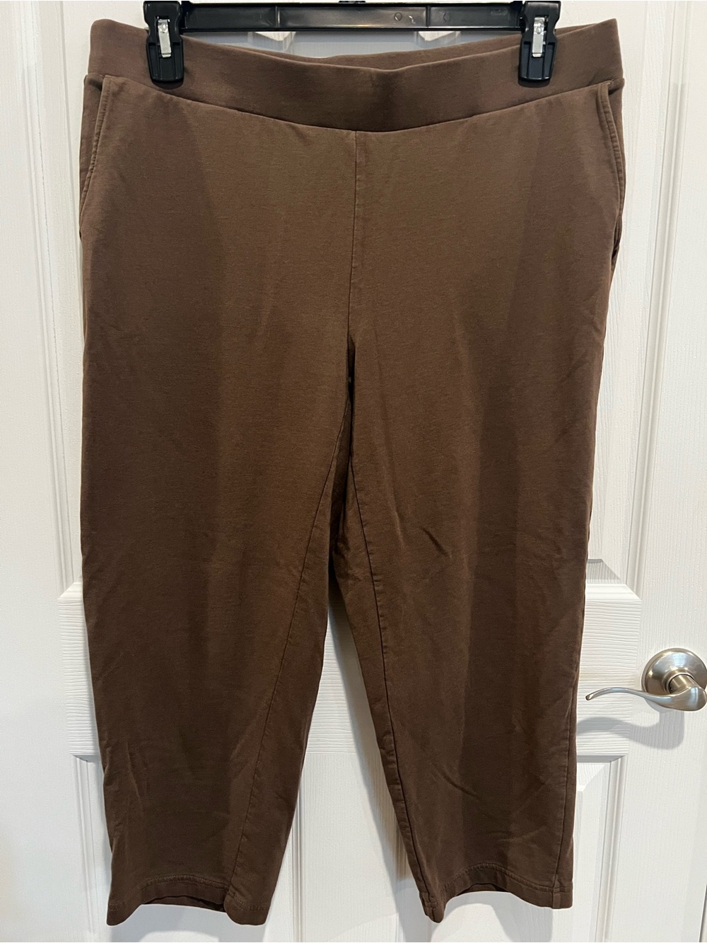 J. Jill Chocolate Brown Pull-On Capris